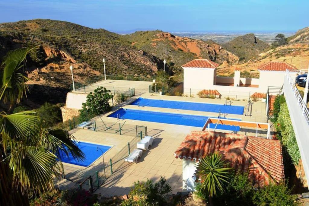Fantastic Mountain- And Sea View Casa Vista Bonita Villa Bédar Exteriör bild
